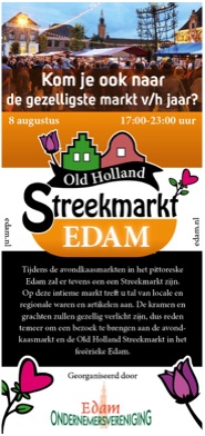 Flyer Old Holland Streekmarkt Edam